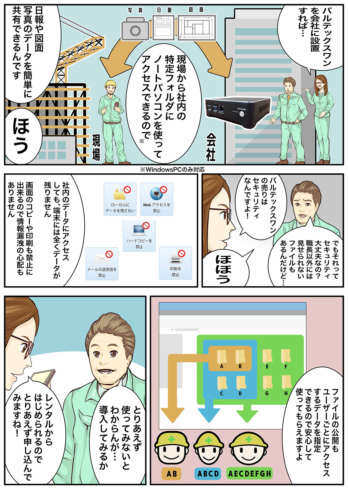 漫画でわかる「VALTEC SWAN」(建設業編)P2