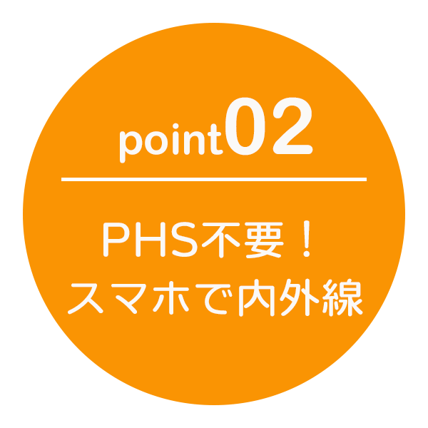 PHS不要！スマホで内外線