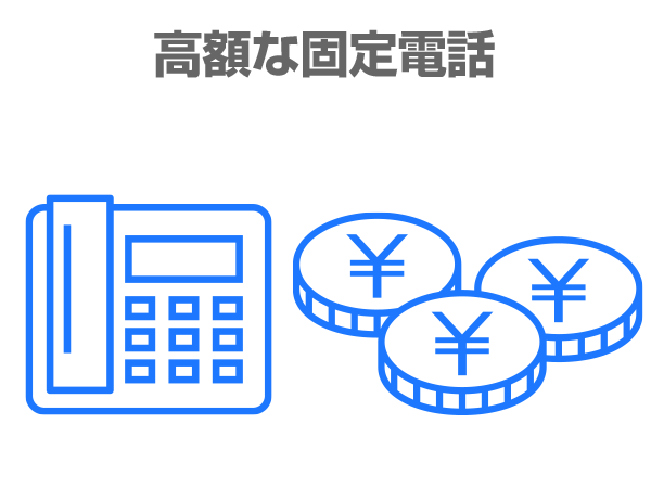 高額な固定電話