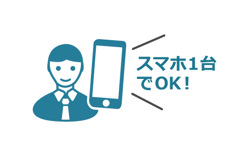 社用携帯を購入する必要がない