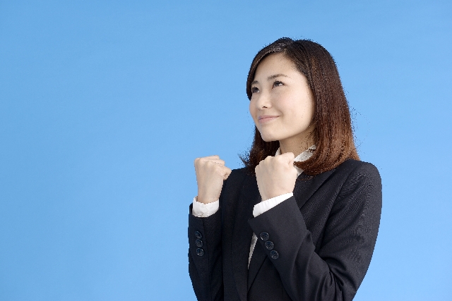 起業のやる気に満ちている女性