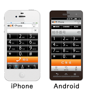 内線化されたスマホ(iPhone/android)