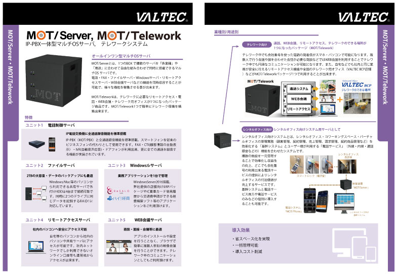 『MOT/Server,MOT/Telework』
