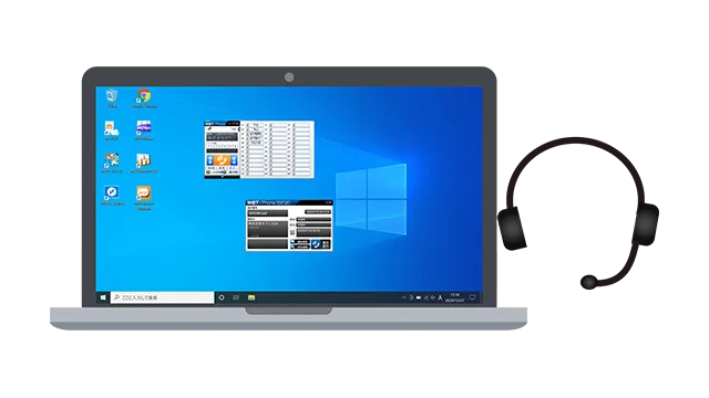 パソコン電話機能「ソフトフォン」MOT/TEL