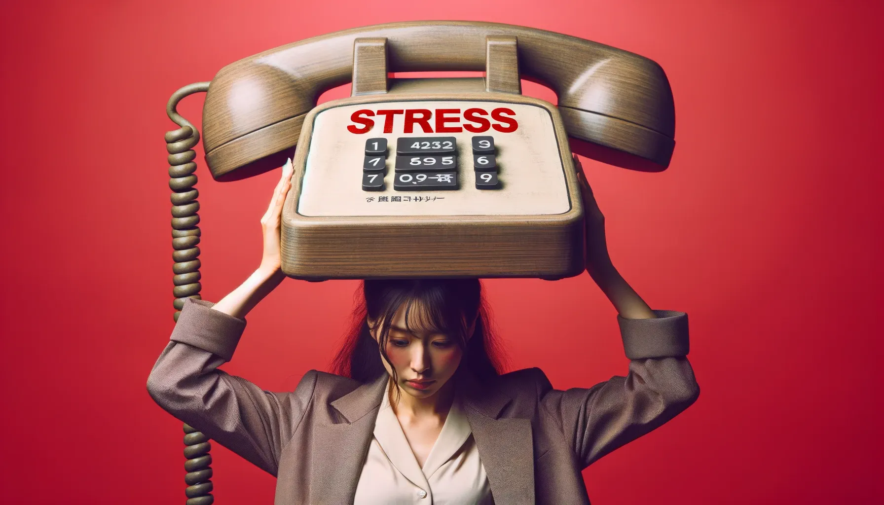 ストレスになる代表電話