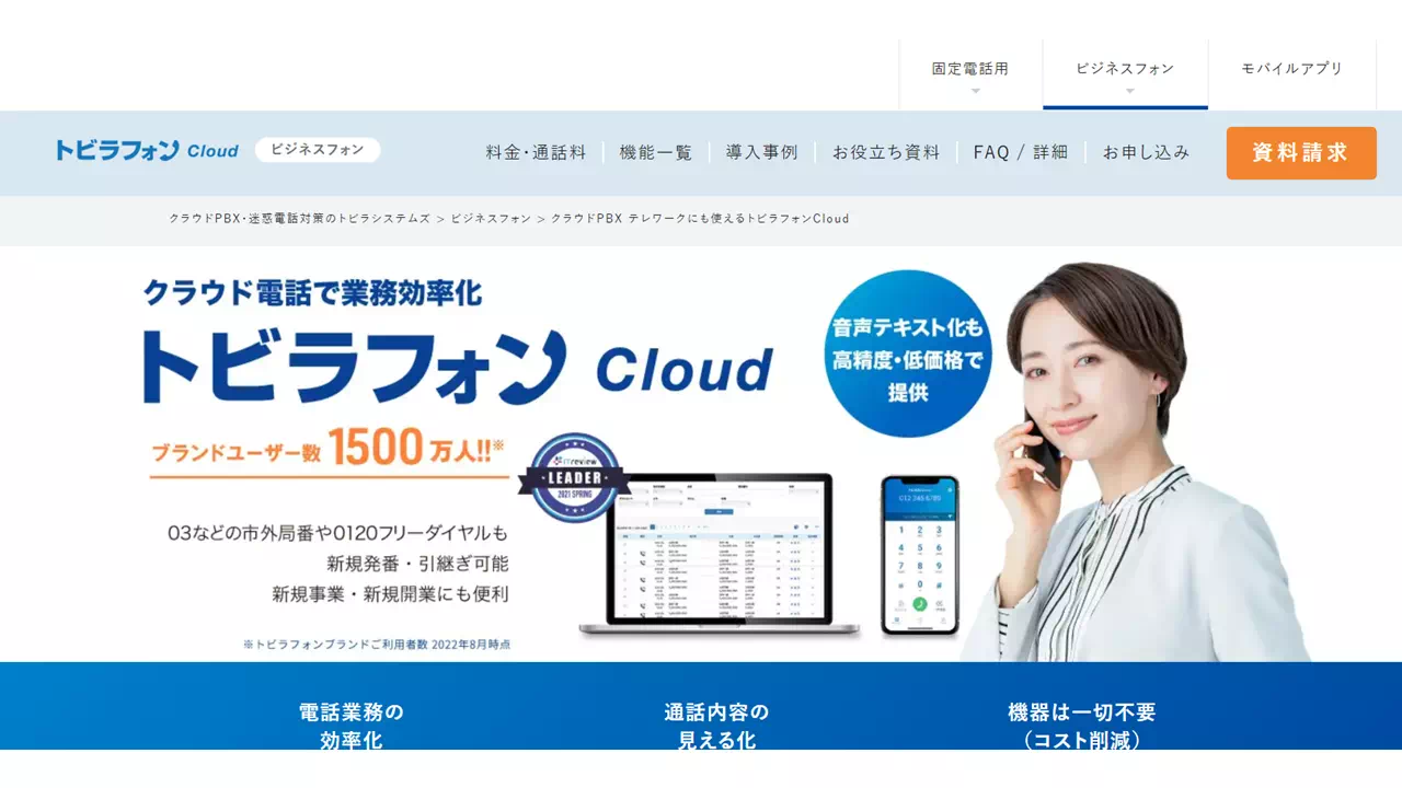 トビラフォンcloud